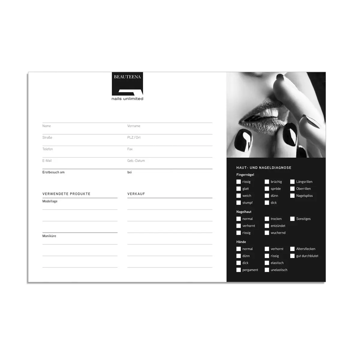 Kunden-Karteikarte 50 Stk